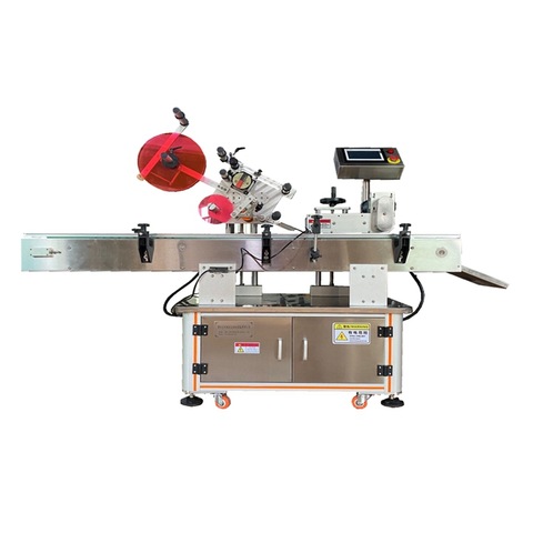 Automatinė kasdienio gaminio viršutinio ir plokščio paviršiaus etikečių klijavimo mašina 
