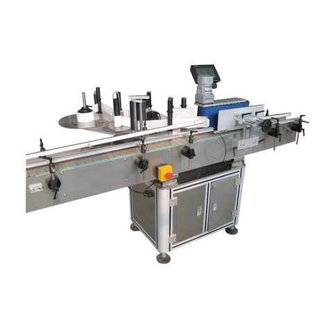 Automatinis maišelių etikečių klijavimo mašinos etikečių klijavimo aparatas su automatiniu tiektuvu 