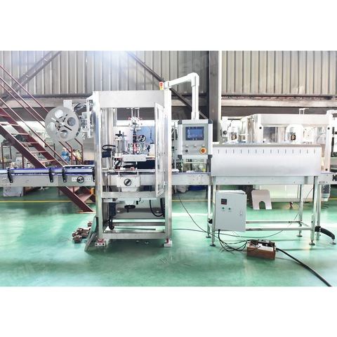 Automatinis maišelių etikečių klijavimo mašinos etikečių klijavimo aparatas su automatiniu tiektuvu 