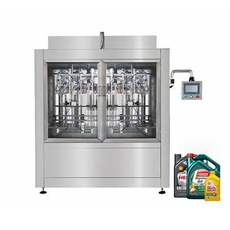 Automatinė 0,5L-5L naminių gyvūnėlių stiklo butelio saulėgrąžų daržovių valgomųjų alyvuogių kepimo aliejaus užpildymo įrangos gamybos linijos išpilstymo pakavimo mašina 