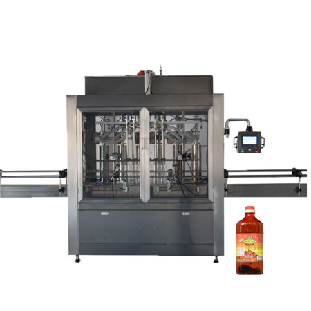 Automatinė 4 galvučių maisto gėrimų mašinų valgomojo aliejaus butelių užpildymo ir uždarymo mašina su juostiniu transporteriu (YT4T-4G1000 ir CDX-1) 