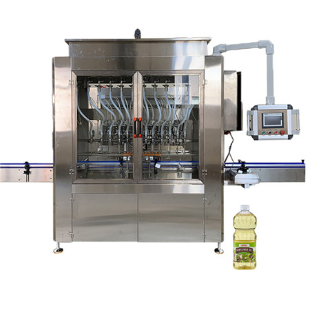 Servo variklio CE sertifikatas Butelių būgnas Alyvuogių / Valgomasis / Daržovių / Tepalas / Variklis / Virimo tepalų aliejaus butelių užpildymo pakavimo pakavimo mašina 