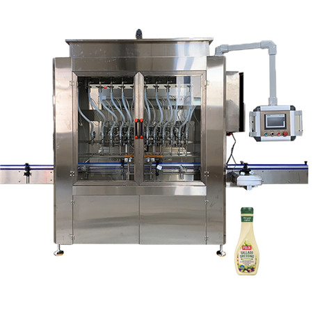 Automatinis butelių skysčių užpildas butelių pakavimo mašinai Valgomojo aliejaus užpildymo mašina 