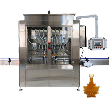 Gamyklos automatinė kepimo aliejaus mašinų aliejaus valgomojo aliejaus užpildymo butelių pakavimo mašina 