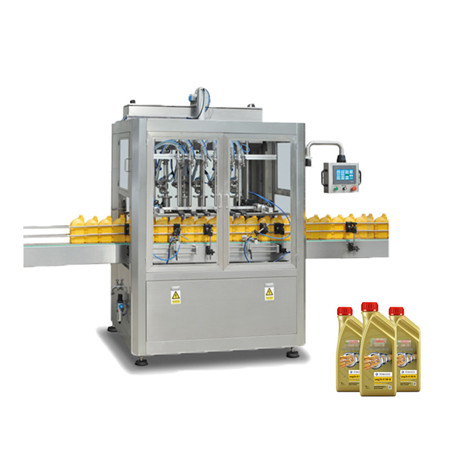 Automatinės PLC servo stūmoklio tipo skystų butelių alyvos mašinų užpildymo mašinos 