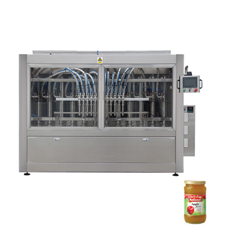 Automatinė tiesinio stūmoklio / stūmoklio kepimo aliejaus / valgomojo aliejaus / alyvuogių aliejaus užpildymo dangtelio ženklinimo mašina 