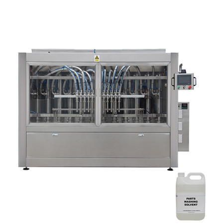 Automatinė antikorozinė PP stūmoklio butelio skysčio vandens gėrimų išpilstymo pakavimo mašina 