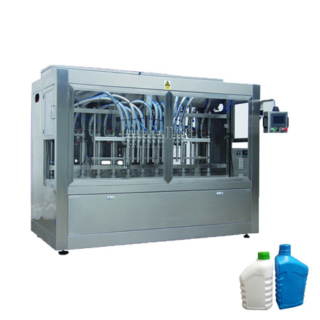 Automatinė plastikinio losjono geriamoji skysčio ampulių buteliuko užpildymo ir sandarinimo mašina 