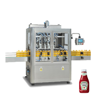 Automatinės skystų vaisių sulčių / pomidorų pastos / padažo / medaus / viskio / vandens / šampūno / kečupo paketėlių užpildymo vertikalios pakuotės pakavimo mašinos 