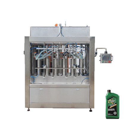 Gamyklos automatinė kepimo aliejaus mašinų aliejaus valgomojo aliejaus užpildymo butelių pakavimo mašina 
