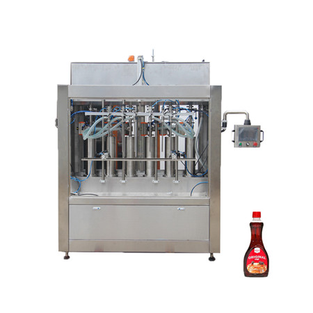 Automatinis skystų šampūnų valymas rankomis skalbimo priemonės „Santizer“ valgomojo aliejaus virimo plastikinio butelio tūrinių stūmoklių užpildymo butelių užpildymo mašina 